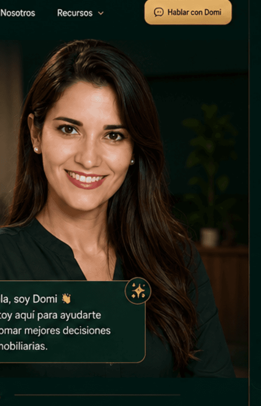 Domi — asesora de inteligencia inmobiliaria